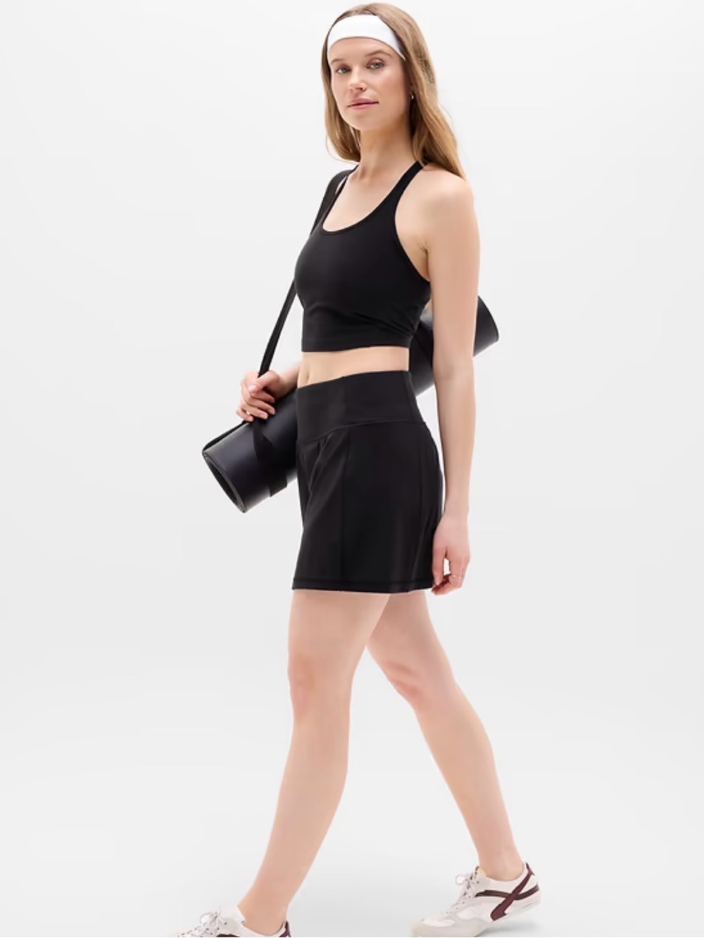 Athleta Black Salutation Stash Pocket Skort - Women's